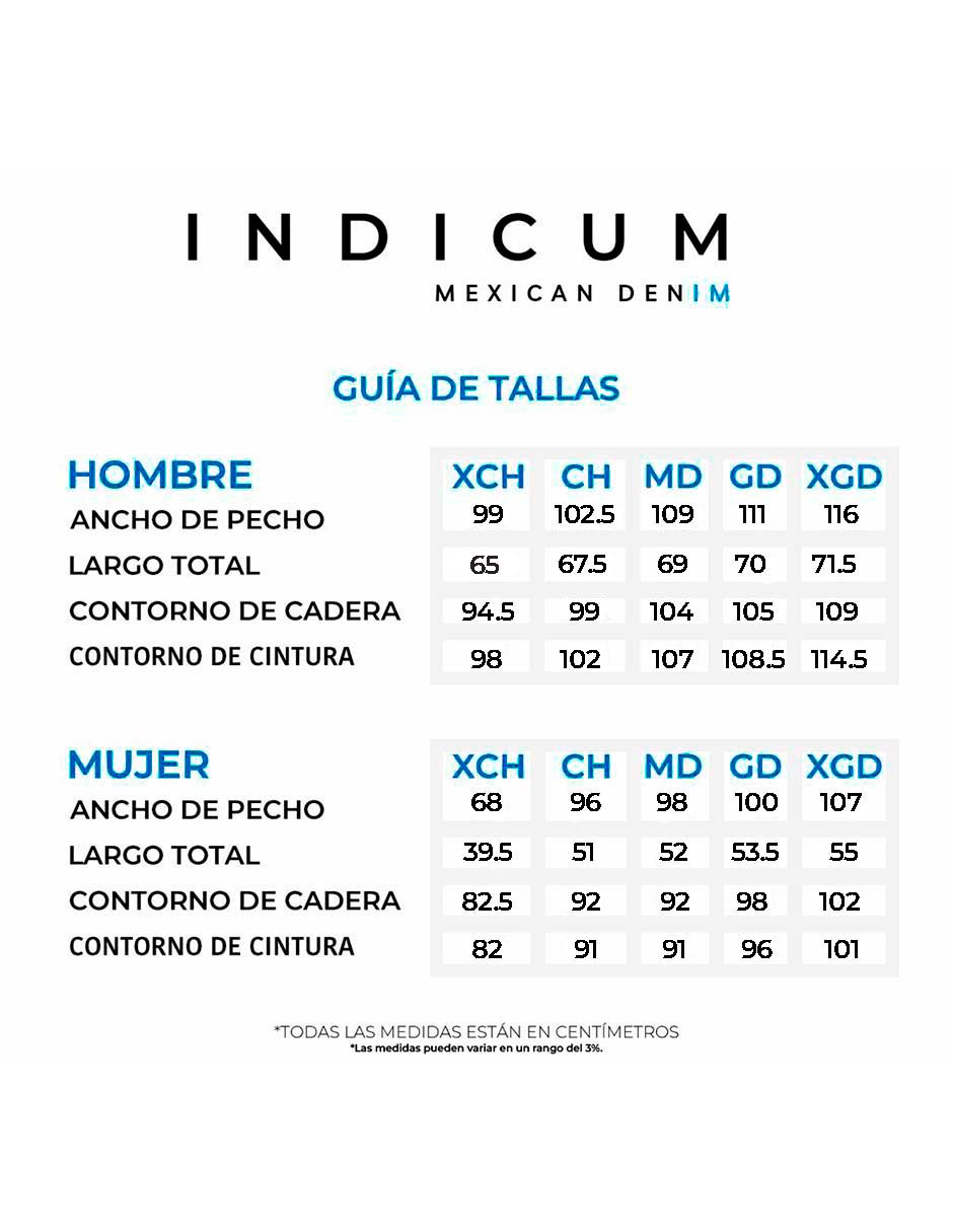 Chamarra De Mezclilla Hombre Azul Stone Indicum King Slim Fit